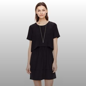 Club Monaco Little Black Greta Silk Dress